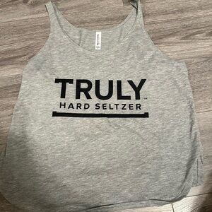 Bella Canvas Gray Sleeveless Crop Tank Top